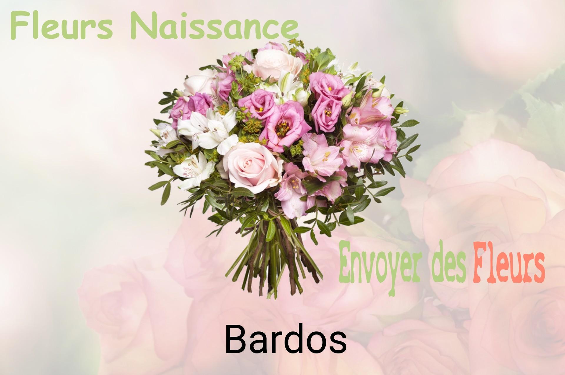 Bouquet de fleurs de naissance livré à Bardos